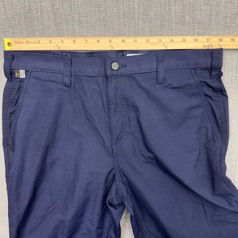 Carhartt FR Flame Resistant Navy Work Pants 36x32 NFPA 2112 CAT 2 GlenGuard 6.4 - Picture 14 of 16